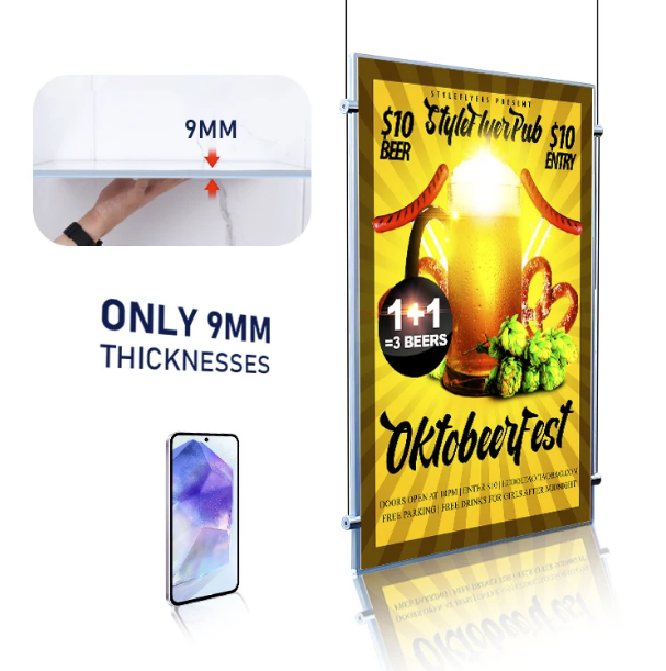 Super Slim Double Sided Lightbox