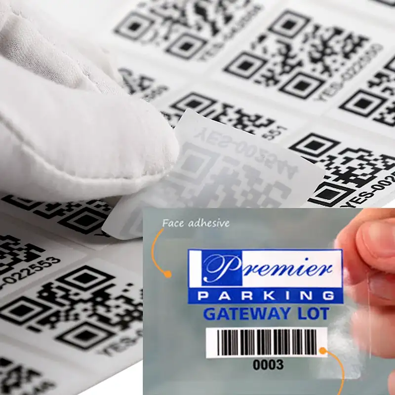 Custom Stickers with Barcode, QR Code & Numbering | Wholesale Printing